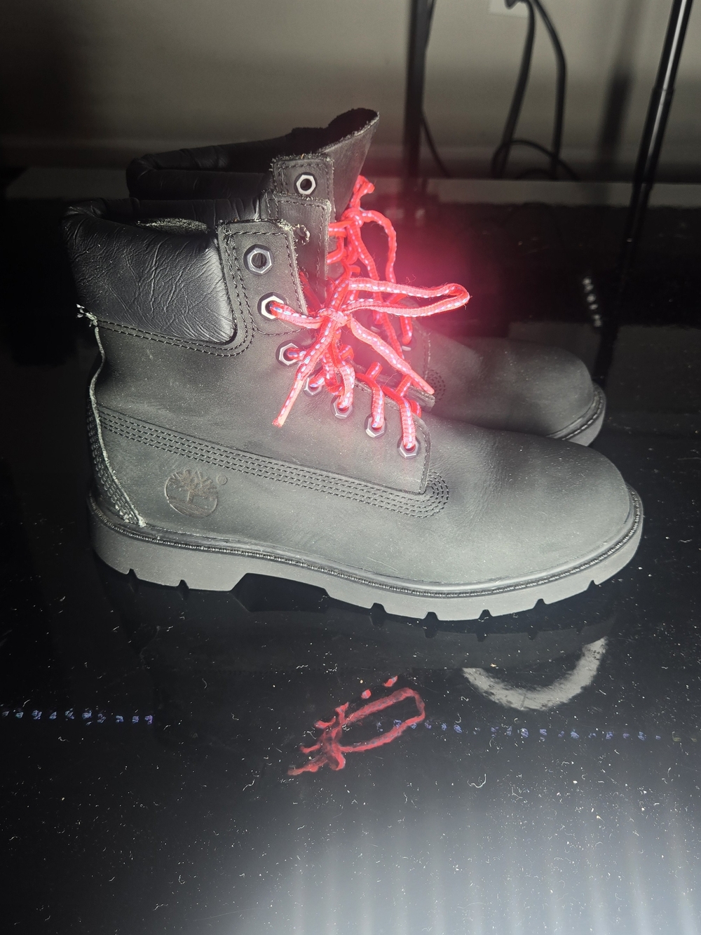 Timberland Mens Black Boot Size 7 M